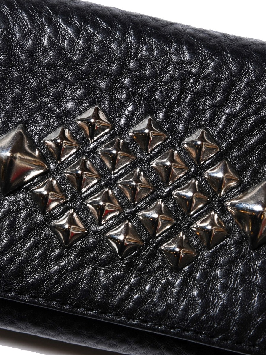 CALEE 「Studs leather multi wallet」 レザーマルチウォレット
