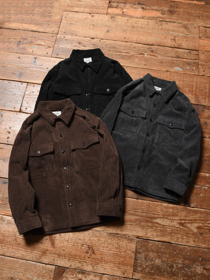 CALEE 「CORDUROY OVER SILHOUETTE SHIRT JACKET」 コーデュロイ