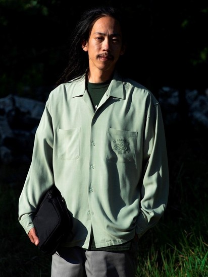 RADIALL 「SPOKES - OPEN COLLARED SHIRT L/S」 オープンカラー