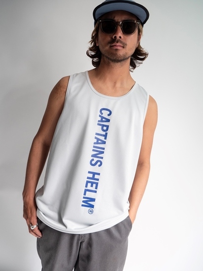 CAPTAINS HELM 「#BIG LOGO DOUBLE MESH TANK-TOP」 メッシュタンクトップ