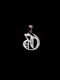 美品 ANTIDOTE BUYERS CLUB silver950 415P▲ ANTIDOTE BUYERS CLUB 「Engraved Initial Pendant」 SILVER950
