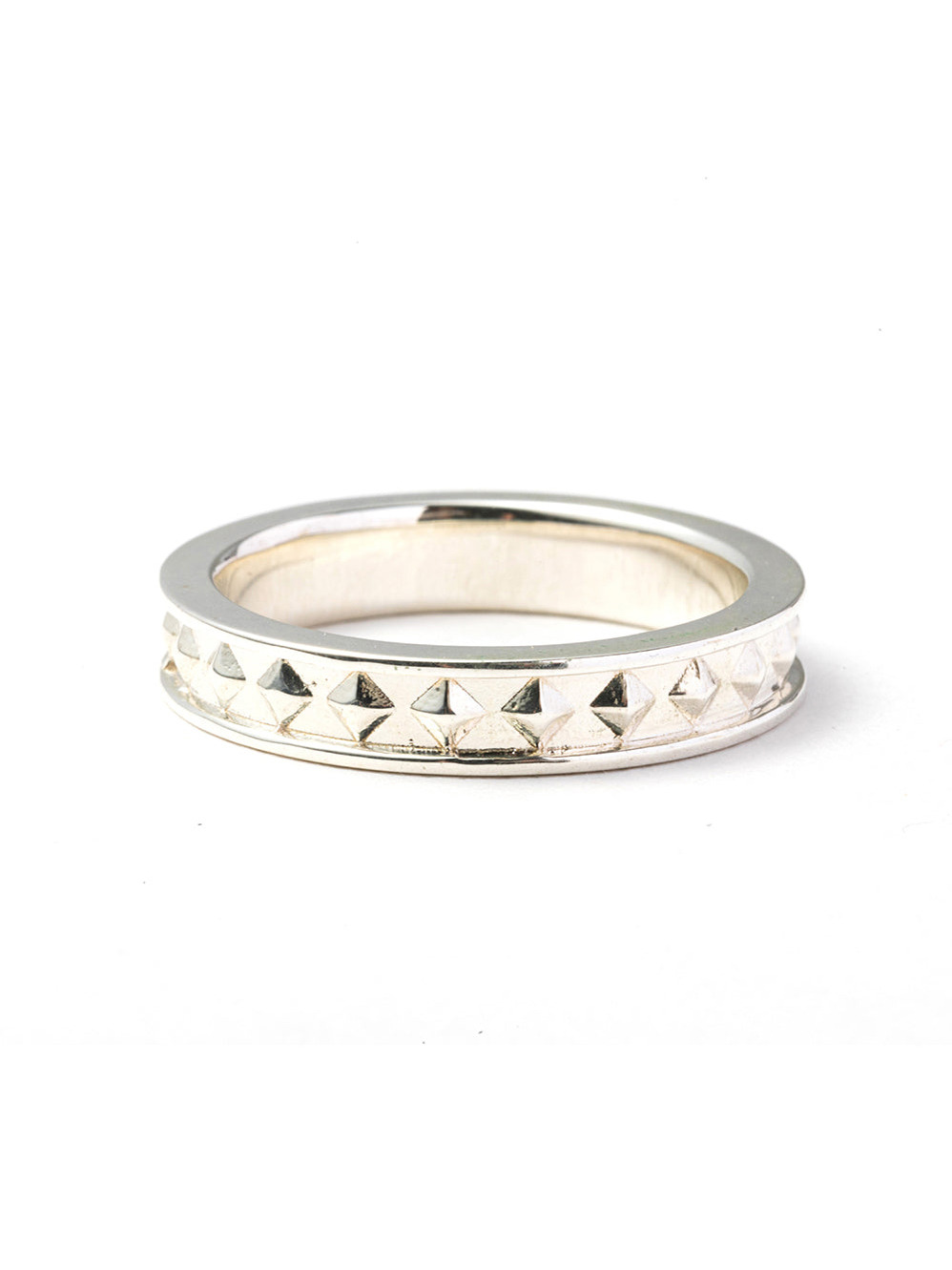 023001● CALEE SILVER CHAIN RING