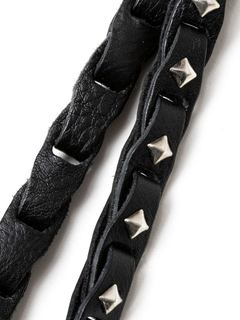 CALEE 「CHAIN LEATHER NECK STRAP」 レザーネックストラップ