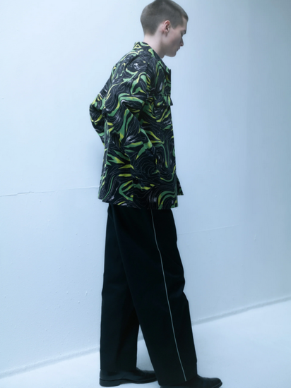 CALEE 「SIDE LINE TUCK TROUSERS」 T/Cツイルチノトラウザー