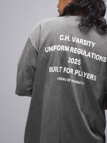 CAPTAINS HELM 「#C.H. VARSITY POCKET SS TEE」 ピグメントダイ