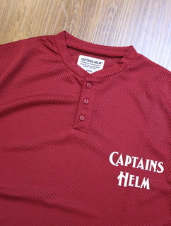 CAPTAINS HELM 「#HENLEY NECK MESH TEE」 ヘンリーネック