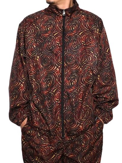 CALEE 「ALLOVER SPIRAL PATTERN TRACK JACKET」 トラックジャケット