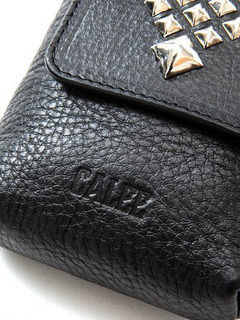 CALEE 「Studs leather smart phone shoulder pouch」 スタッズレザー 