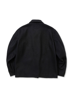 CALEE 「MELTON WOOL SPORTS TYPE JACKET ＜PLANE＞」 メルトン