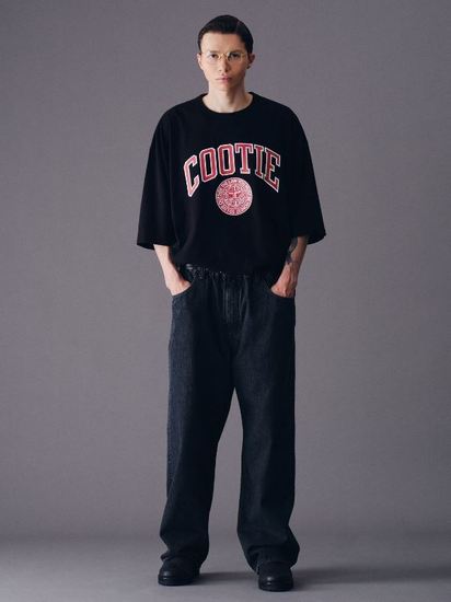 COOTIE 「Print Oversized S/S Tee (COLLEGE) 」 プリント オーバー