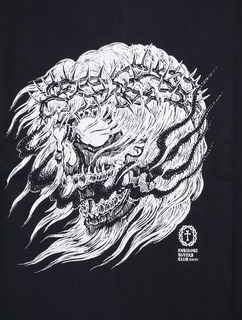 ANTIDOTE BUYERS CLUB 「Fade Wash S/S Tee (Skull Jesus)」 ワイド