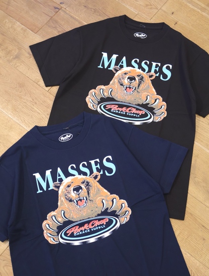 MASSES PORKCHOP POLA BEAR P S/S TEE Tシャツ PORKCHOP GARAGE SUPPLY - 【ラスト1点】POLAR BEAR P (×MASSES