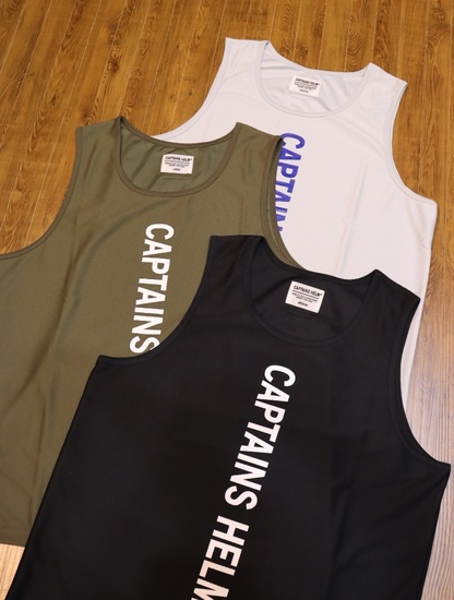 CAPTAINS HELM 「#BIG LOGO DOUBLE MESH TANK-TOP」 メッシュタンクトップ