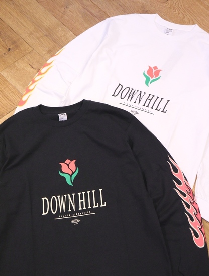 CHALLENGER 「L/S DOWNHILL TEE」 プリントロングスリーブティーシャツ 