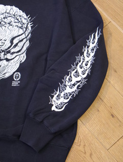 ANTIDOTE BUYERS CLUB 「Fade Wash Crewneck Sweatshirt(Skull Jesus