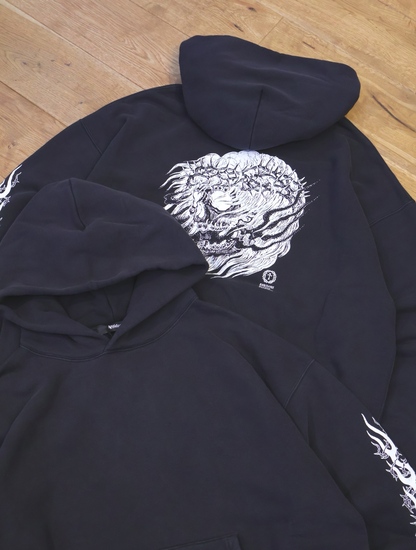 ※tart※出品数極少 今季最新作 ANTIDOTE フェード ウォッシュ ANTIDOTE BUYERS CLUB 「Fade Wash Crewneck Sweatshirt(Skull Jesus