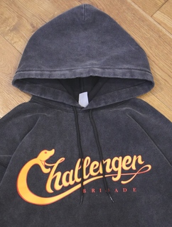 トップス L CHALLENGER SNAKING LOGO HOODIE BLACK CHALLENGER - SNAKING LOGO HOODIE - BLACK – JAKS GARAGE