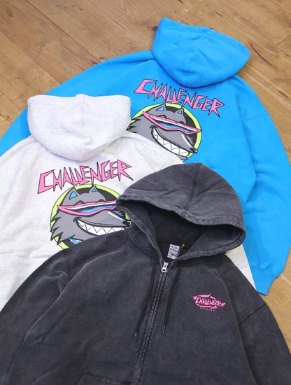 CHALLENGER 「NEON WOLF ZIP HOODIE」 スウェットジップフーディー