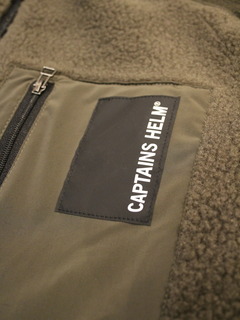 ダークブラウン 茶色 Captains Helm Mega Heat Fleece Inner Jkt