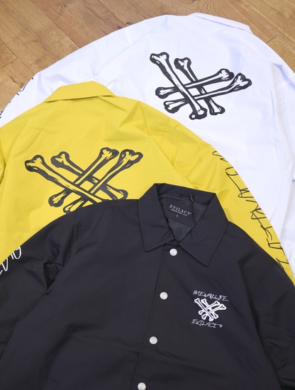 EVILACT 「CROSS BONE WIND BREAKER」 2レイヤー ナイロンコーチジャケット