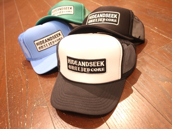 HIDEANDSEEK 「Trucker CAP（23SS）」 メッシュ ベースボールキャップ