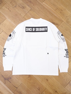 RATS 「TWO WHEEL L/S TEE」 プリント ロングスリーブティーシャツ