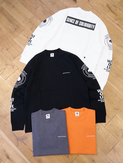 RATS ロングスリーブカットソー RATS 「TWO WHEEL L/S TEE」 プリント ロングスリーブティーシャツ