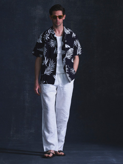 RATS]FLOWER ALOHA S/S SHIRT/BLACK – R&Co.