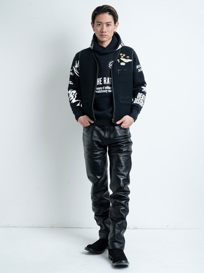 RATS 「CRAZY HOODIE」 クロスネックフーディー