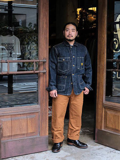 TROPHY CLOTHING 「2604 Dirt Denim Coverall」 デニム