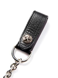 専用　Calee ウォレットチェーン　SV925 CALEE 「SILVER STAR CONCHO LEATHER WALLET CHAIN」 レザーウォレット