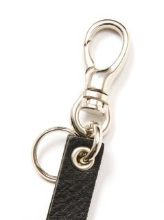 CALEE 「ROUND & PYRAMID STUDS LEATHER SHORT KEY RING」 スタッズ