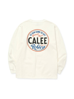 CALEE 「VINTAGE TYPE CIRCLE LOGO L/S TEE」 ドロップショルダー