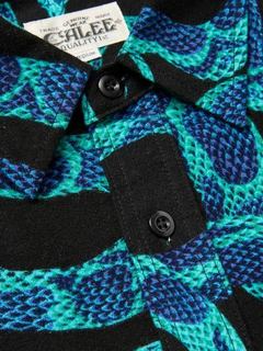 トップス CALEE SNAKE PATTERN SH LIMITED BLK XL ALLOVER SNAKE PATTERN SH ＜EXCLUSIVE＞ – CALEE ONLINE STORE