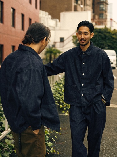 CALEE 「VINTAGE REPRODUCT DENIM COVERALL ＜INDIGO＞ 」 デニム
