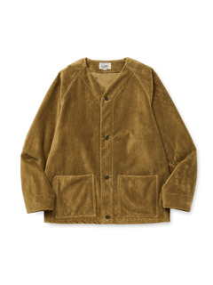 CALEE 「CT FLEECE BOA NO COLLAR JACKET」 ボアジャケット