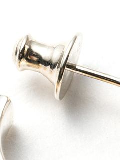 アクセサリー CALEE STUDS ROLL SILVER PIERCE <LARGE> CALEE 「STUDS ROLL SILVER PIERCE ＜LARGE＞」 SILVER 925製 ロール