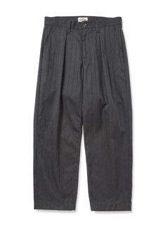 CALEE 「PINSTRIPE TUCK WIDE SLACKS」 ピンストライプスラックス