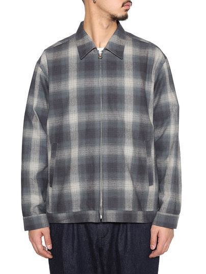 CALEE 「OMBRE CHECK SWINGTOP」 オンブレーチェックスウィングトップ