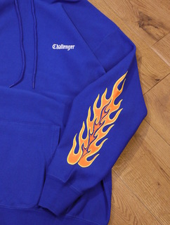 CHALLENGER 23AW FLAMES FOODIE BLUE sizeL