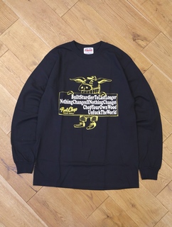 PORKCHOP GARAGE SUPPLY 「SLOGAN L/S TEE」 ロングスリーブ