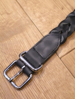 COOTIE 「Leather Braid Belt」 レザーベルト