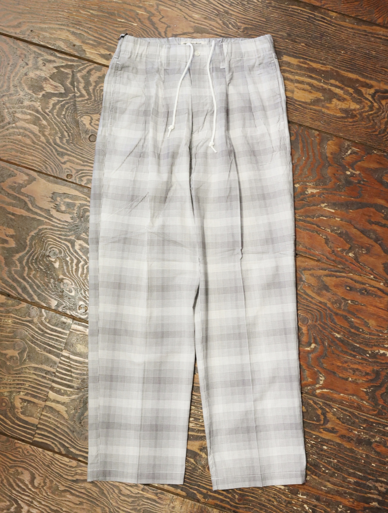 COOTIE 「Ombre Check 2 Tuck Easy Pants 」 オンブレチェックイージー 