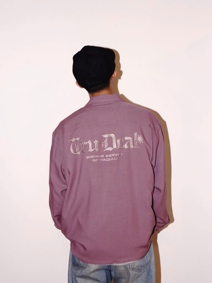 RADIALL 「TRUE DEAL - OPEN COLLARED SHIRT L/S (EMBROIDERY 