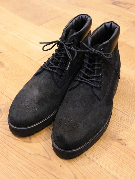 COOTIE × Tomo&Co. × THE UNION 「7 Hole Lace Up Boots （Black Suede