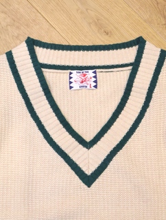 SON OF THE CHEESE 「Relax Knit Vest 」 Vネックニットベスト