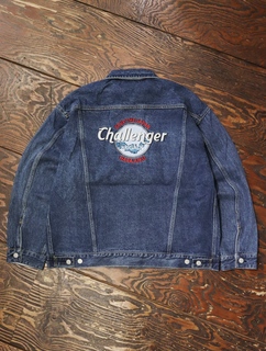 Challenge ICE WASHED PATCH DENIM JACKET horizonte.ce.gov.br