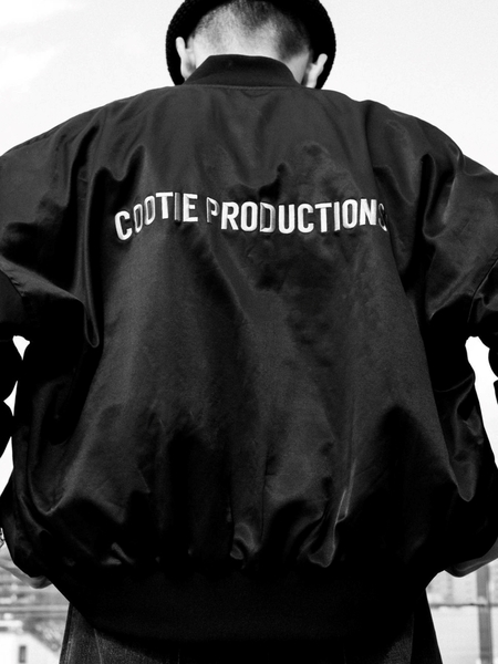 COOTIE 「C/R Satin Embroidery Blouson」 サテンブルゾン