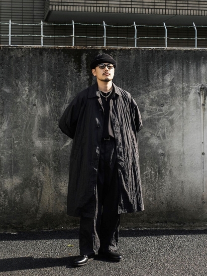 COOTIE 「Shrink Nylon Bal Collar Coat」 バルカラーコート