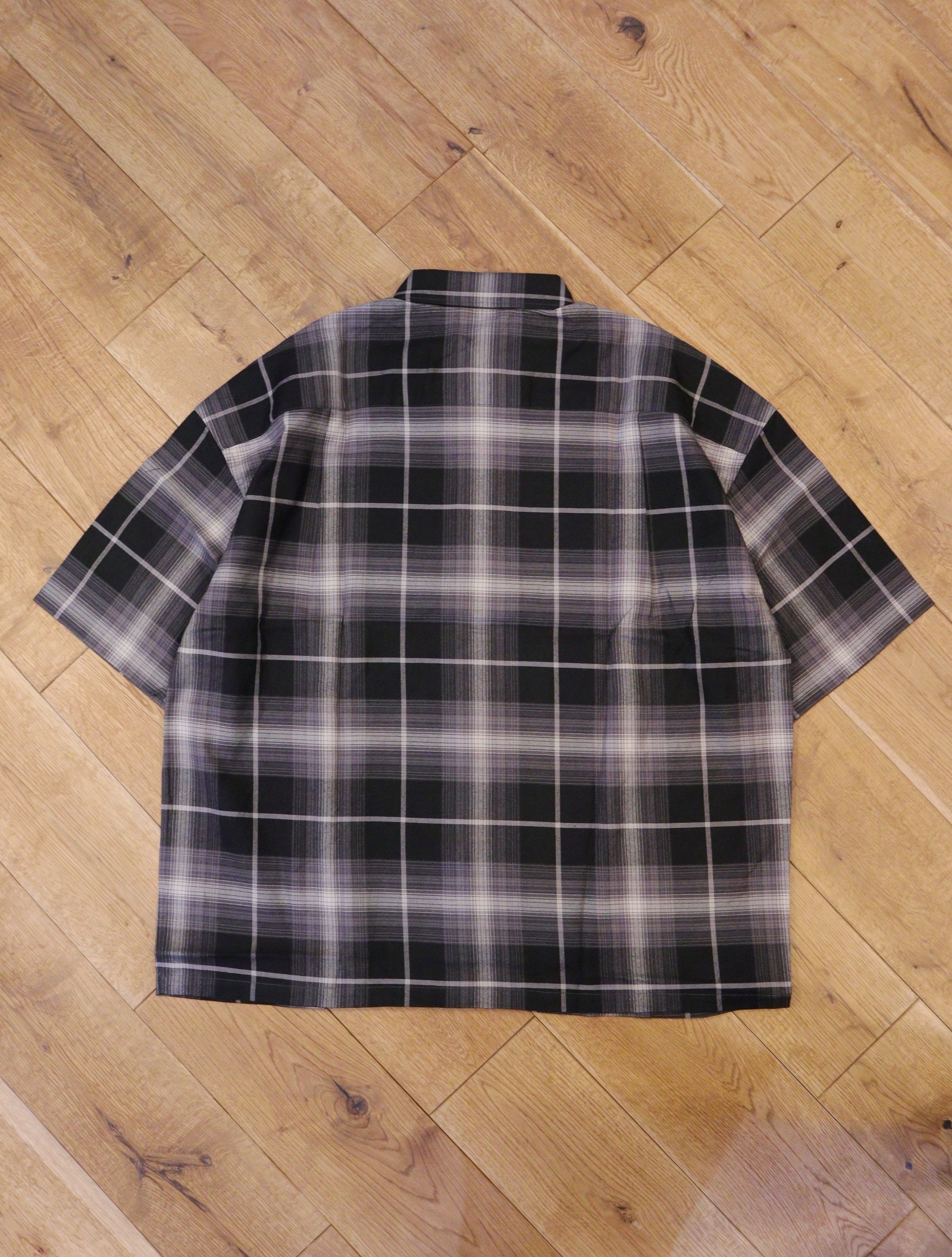 COOTIE 「R/C Ombre Check S/S Shirt」 オンブレチェックオープン